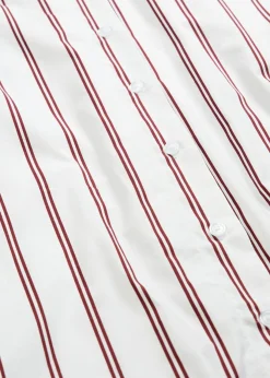 bonprix bonprix Blusa con rayas blanco-rojo rubí con rayas Hot