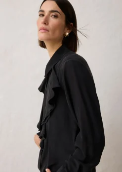 bonprix bonprix Blusa con seda Negro Best