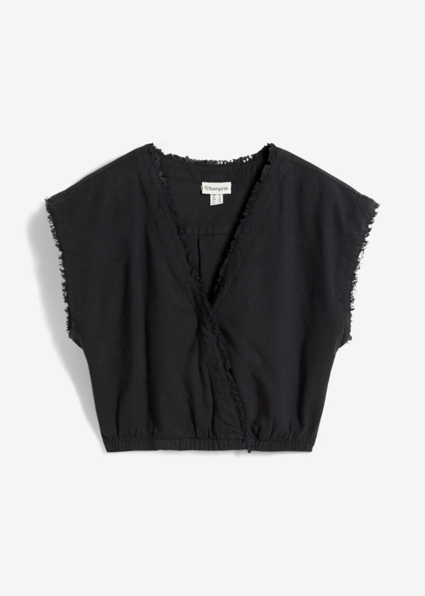 bonprix bonprix Blusa corta Negro