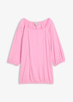bonprix bonprix Blusa de algodón orgánico puro Rosa Sale