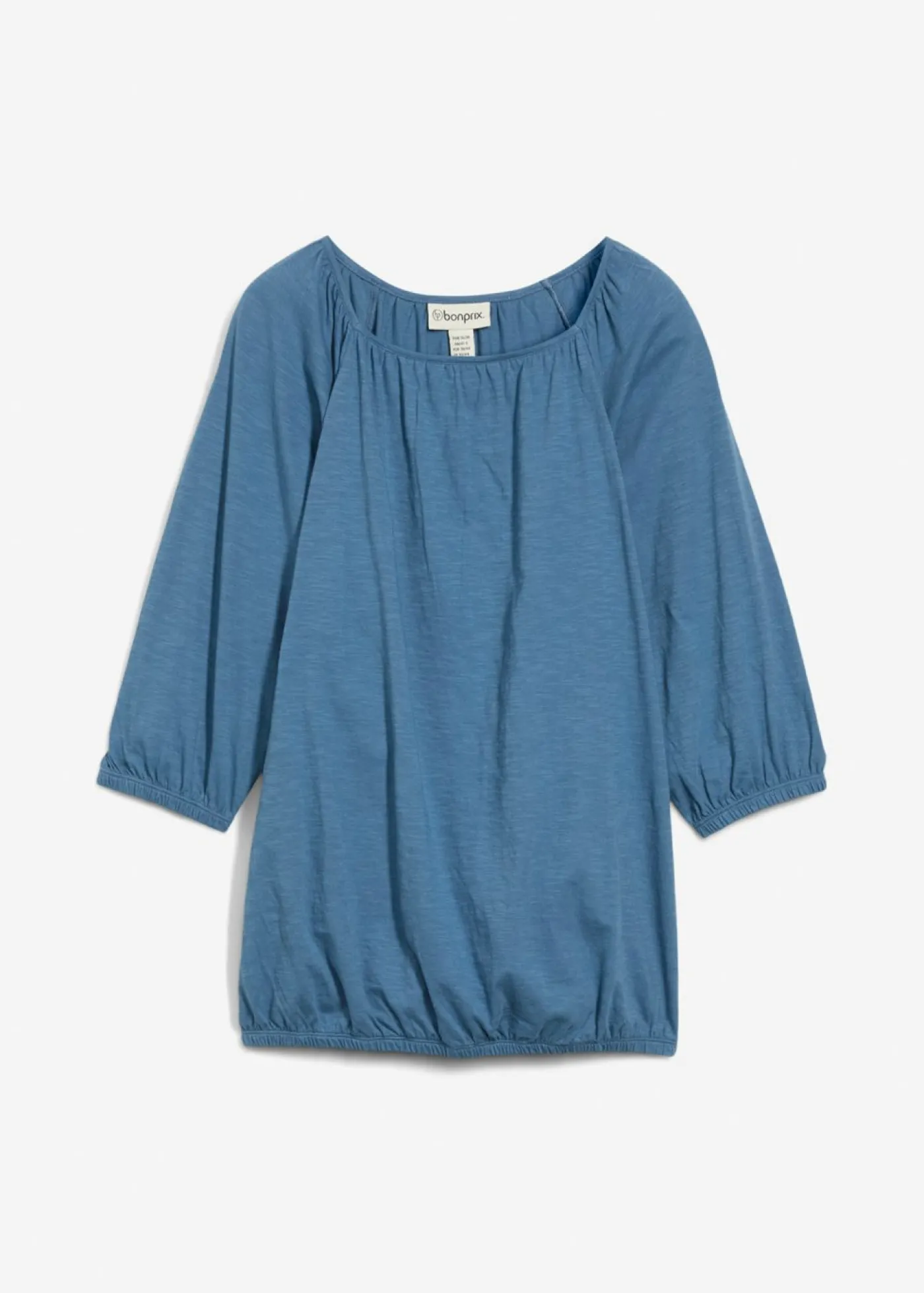 bonprix bonprix Blusa de algodón orgánico puro verde mar Outlet