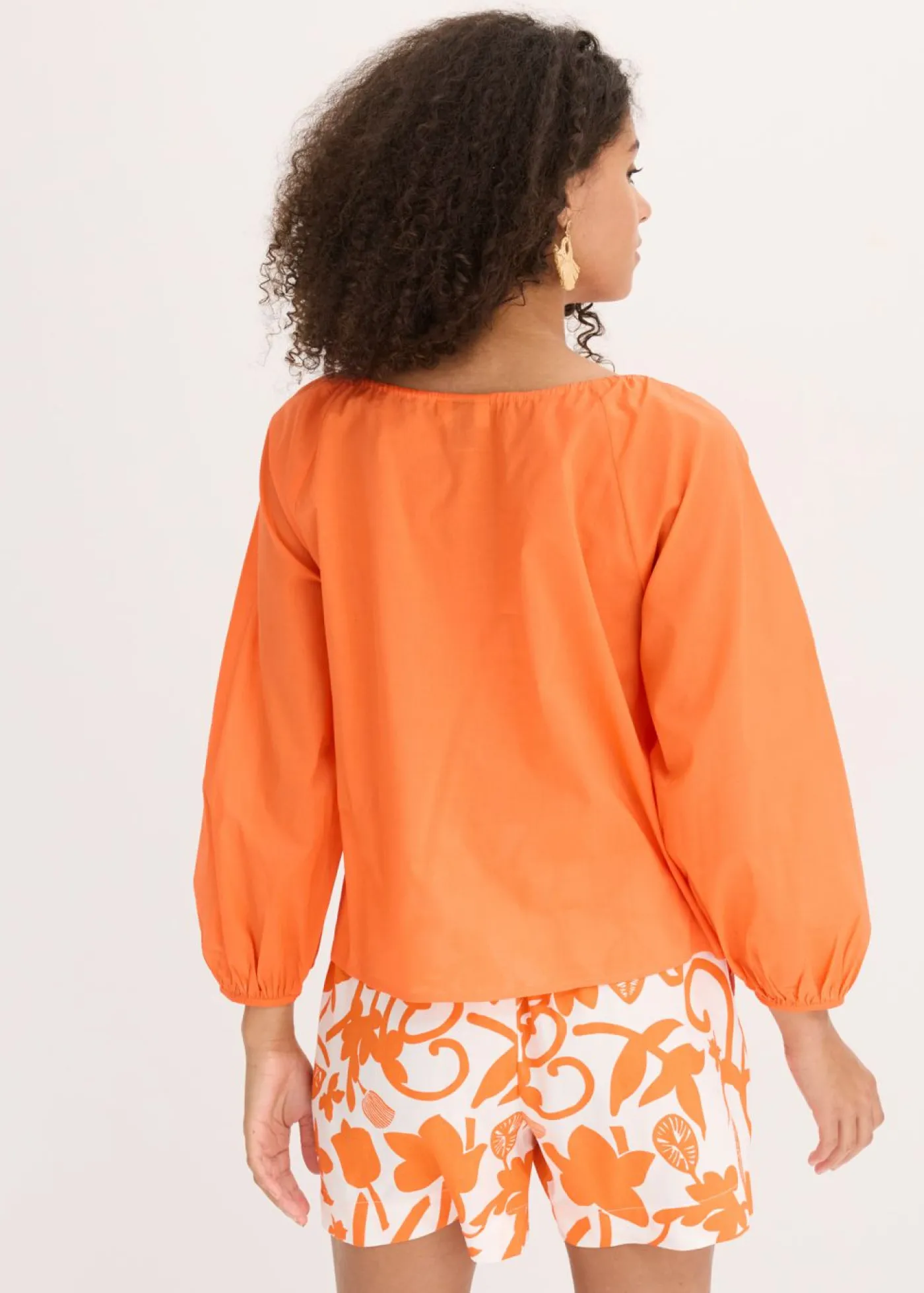 bonprix bonprix Blusa de algodón orgánico puro mango Online