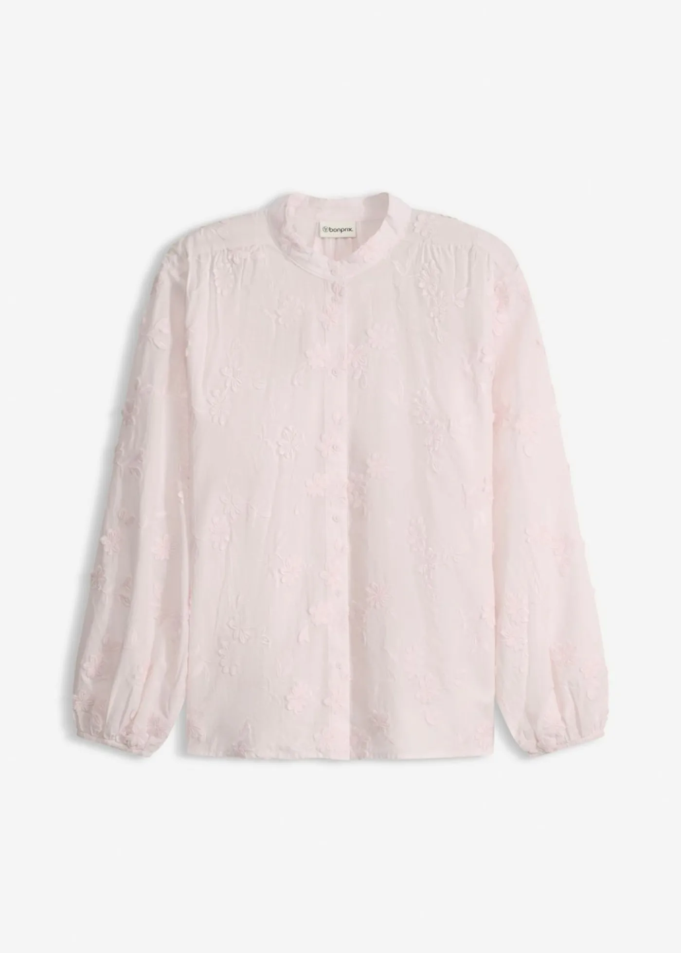 bonprix bonprix Blusa de algodón puro Rosa claro Outlet