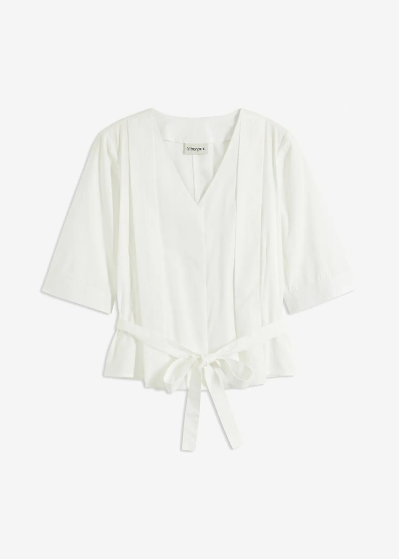 bonprix bonprix Blusa de algodón puro Blanco New