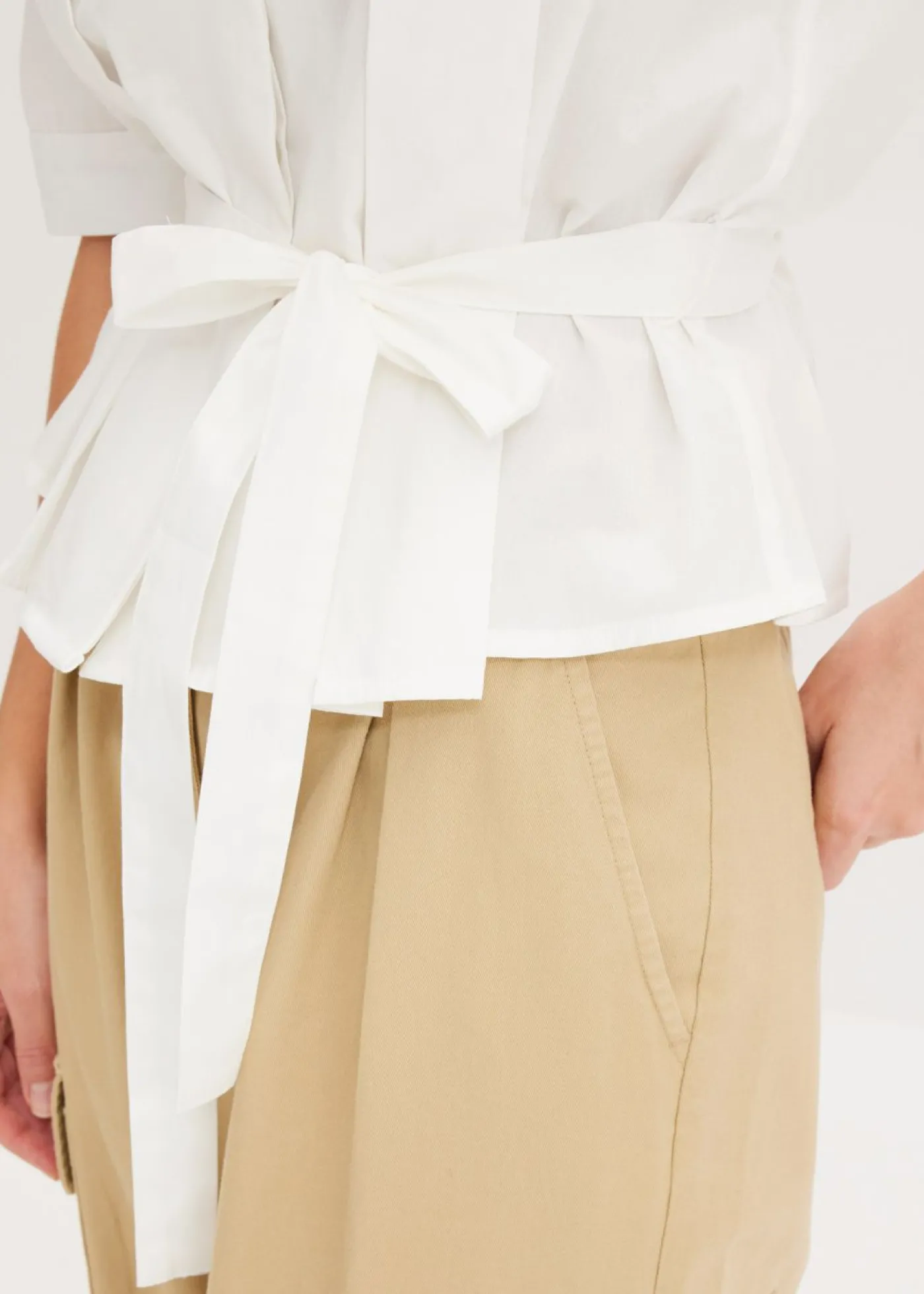 bonprix bonprix Blusa de algodón puro Blanco New