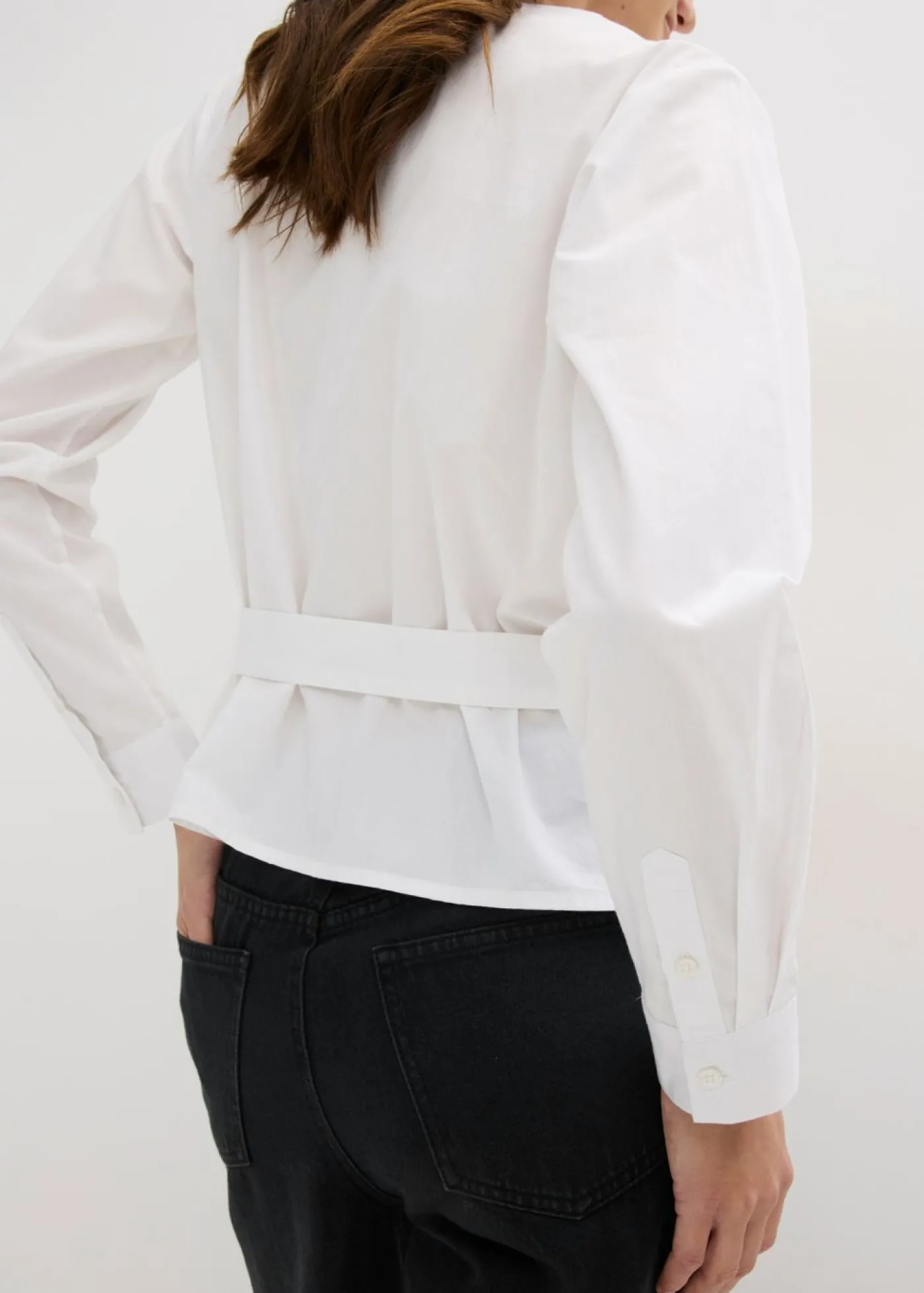 bonprix bonprix Blusa de algodón puro Blanco Hot