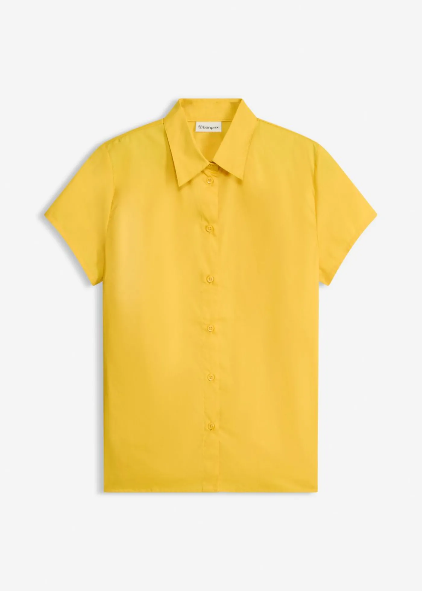 bonprix bonprix Blusa de manga corta de popelín azafrán