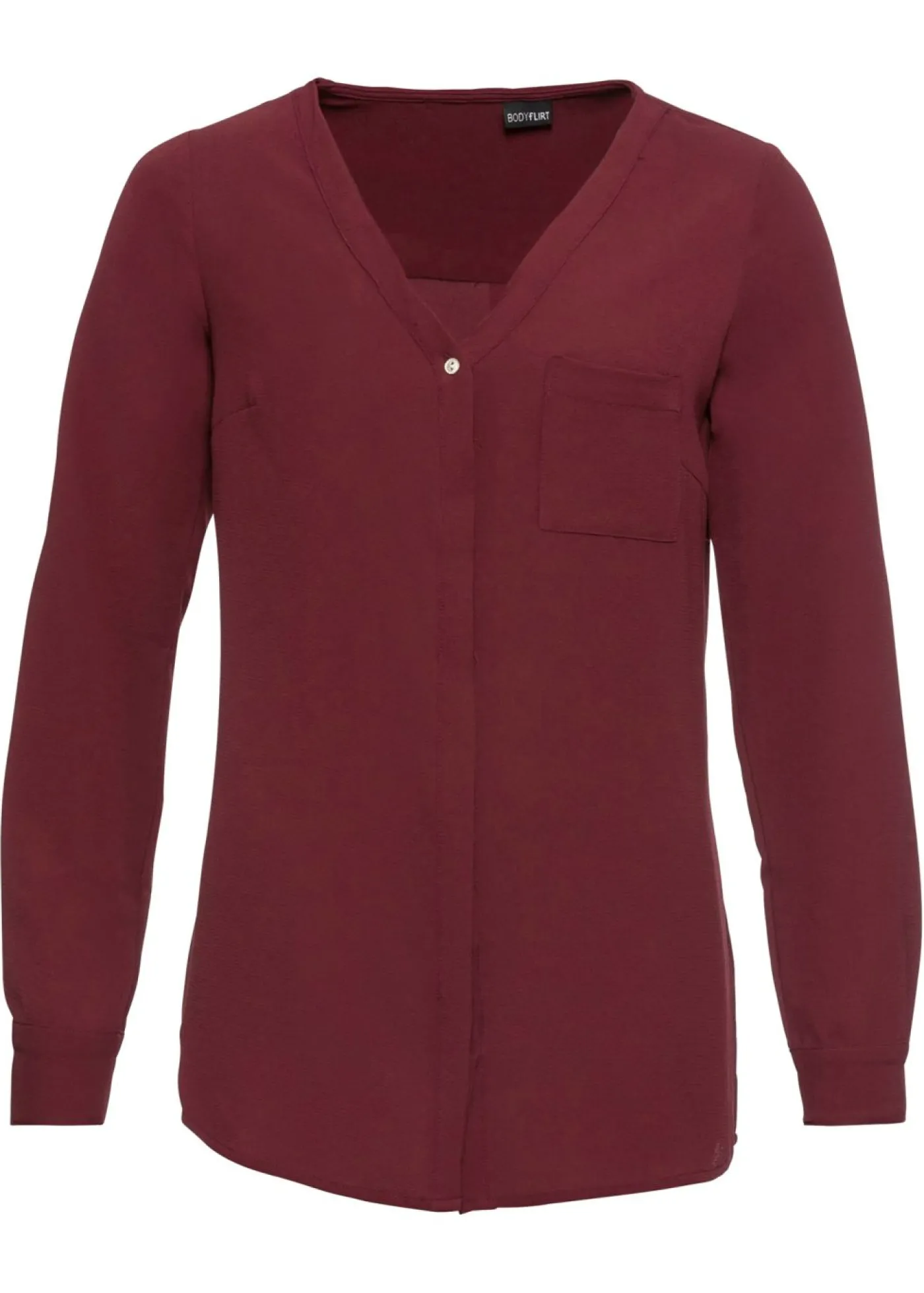 bonprix bonprix Blusa de manga larga Granate Hot