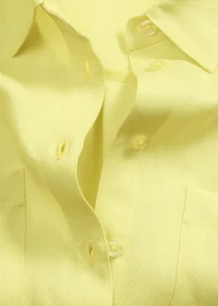 bonprix bonprix Blusa de mezcla de lyocell fluido Amarillo cítrico Online