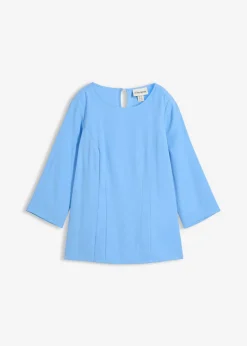 bonprix bonprix Blusa de mezcla de viscosa fluida azul provenzal Outlet