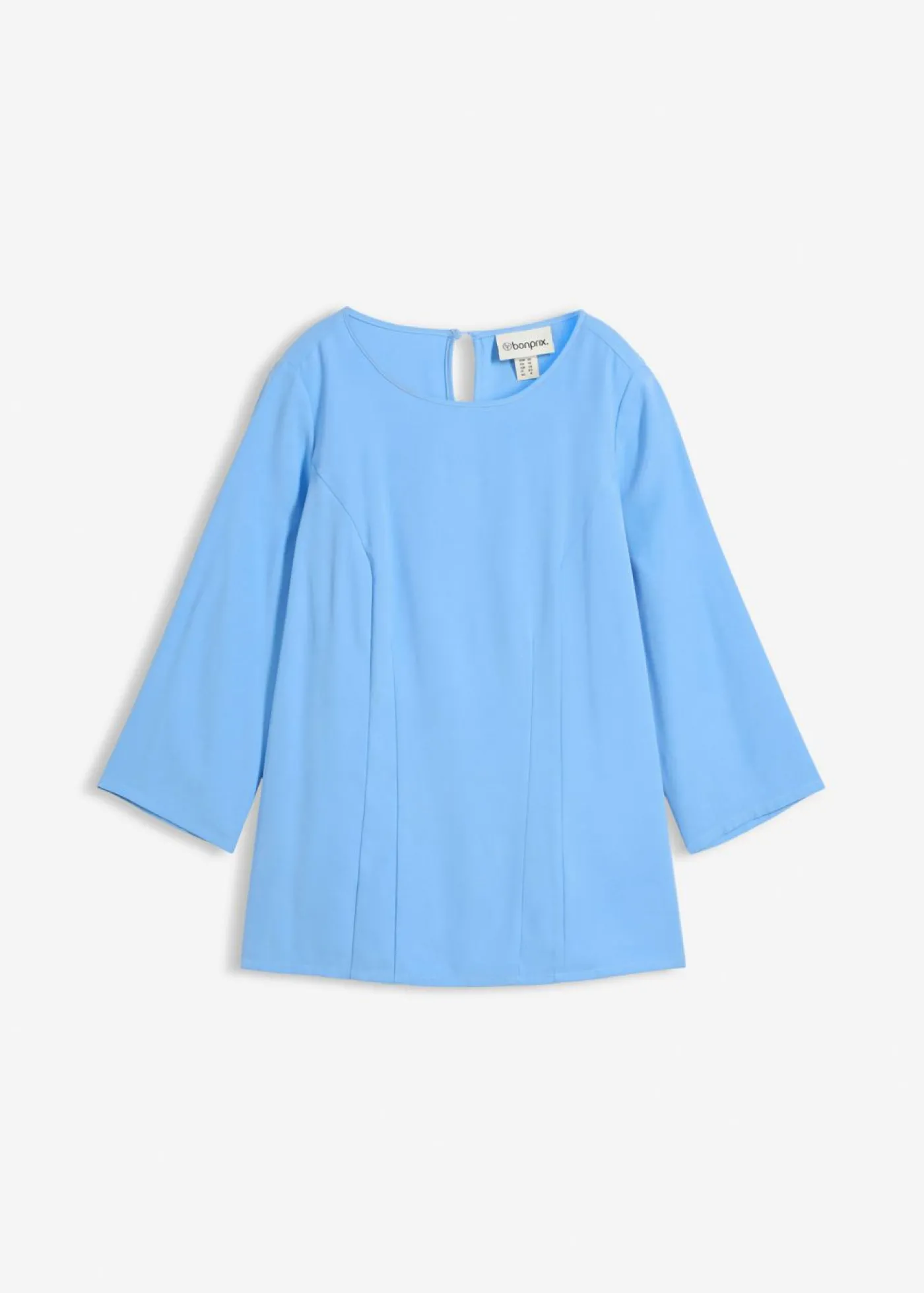 bonprix bonprix Blusa de mezcla de viscosa fluida azul provenzal Outlet