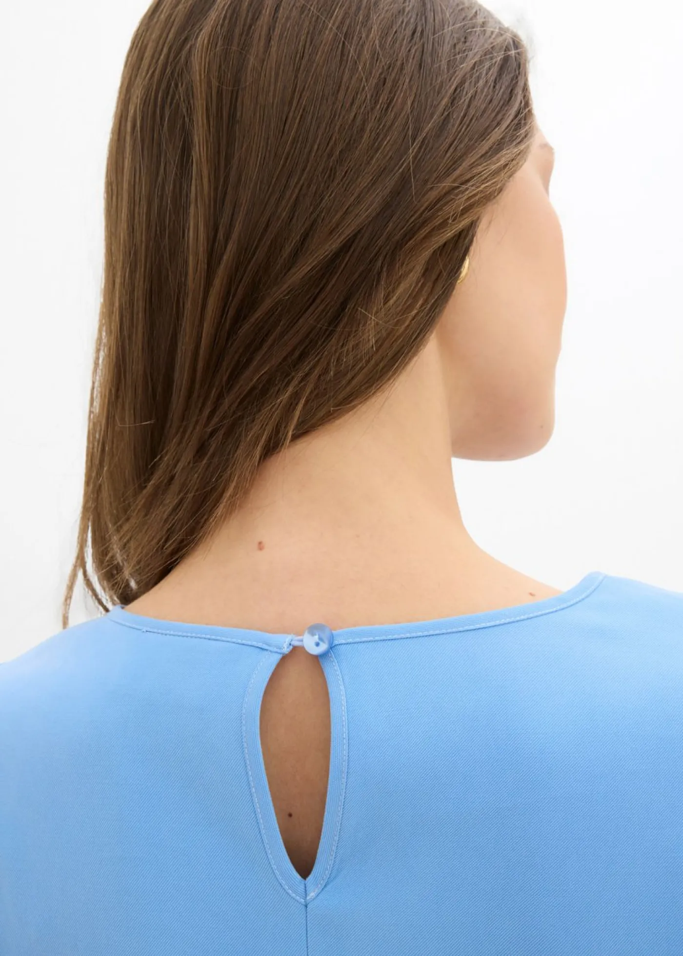 bonprix bonprix Blusa de mezcla de viscosa fluida azul provenzal Outlet