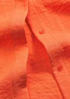 bonprix bonprix Blusa de mezcla de viscosa ligera Rojo amapola Sale