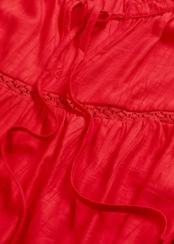 bonprix bonprix Blusa de mezcla de viscosa fina rojo lava Best