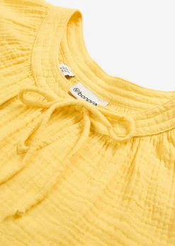 bonprix bonprix Blusa de muselina suave Amarillo New
