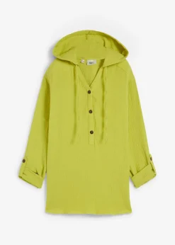 bonprix bonprix Blusa de muselina vaporosa pistacho Hot