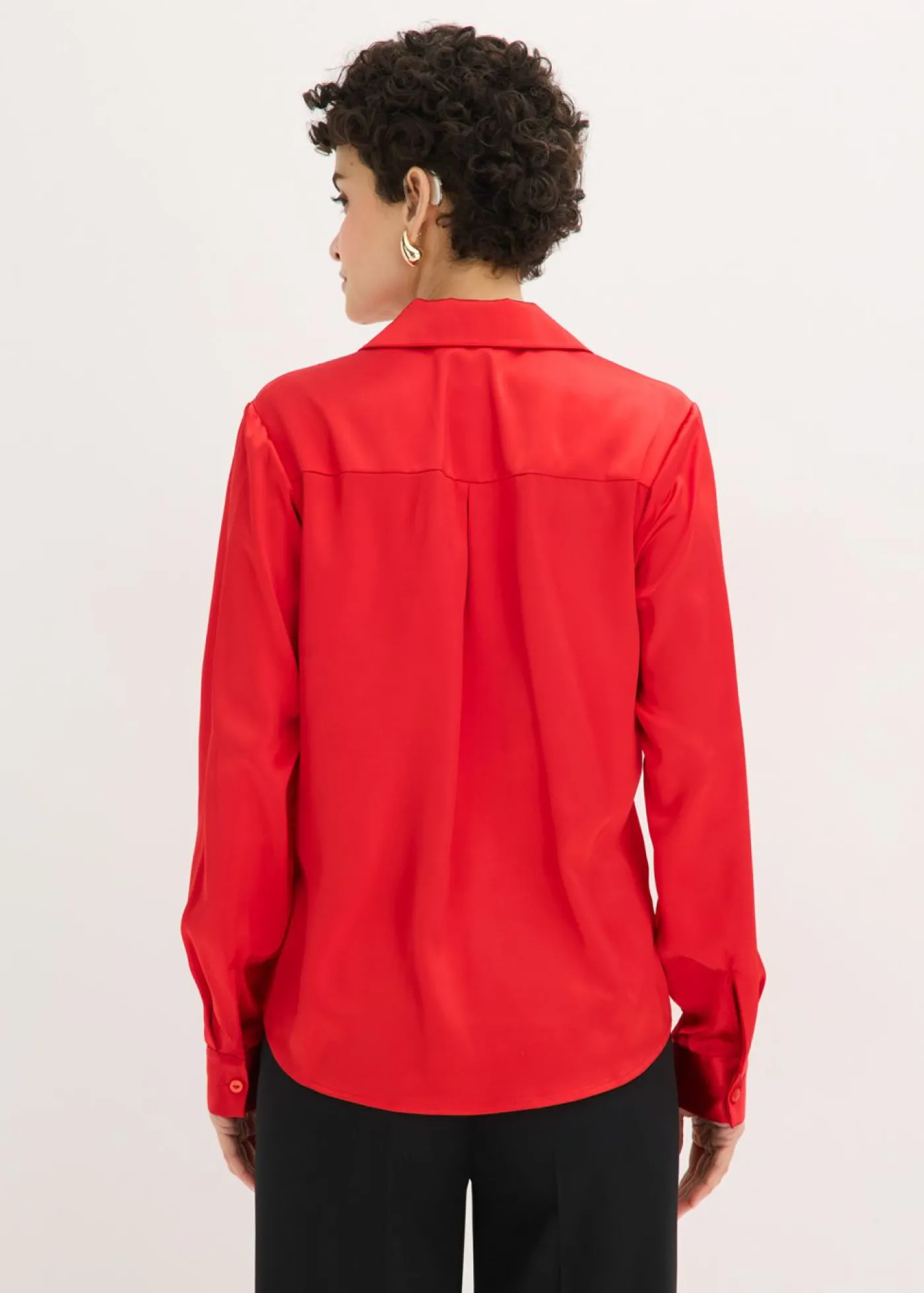 bonprix bonprix Blusa de satén fino fresa Best