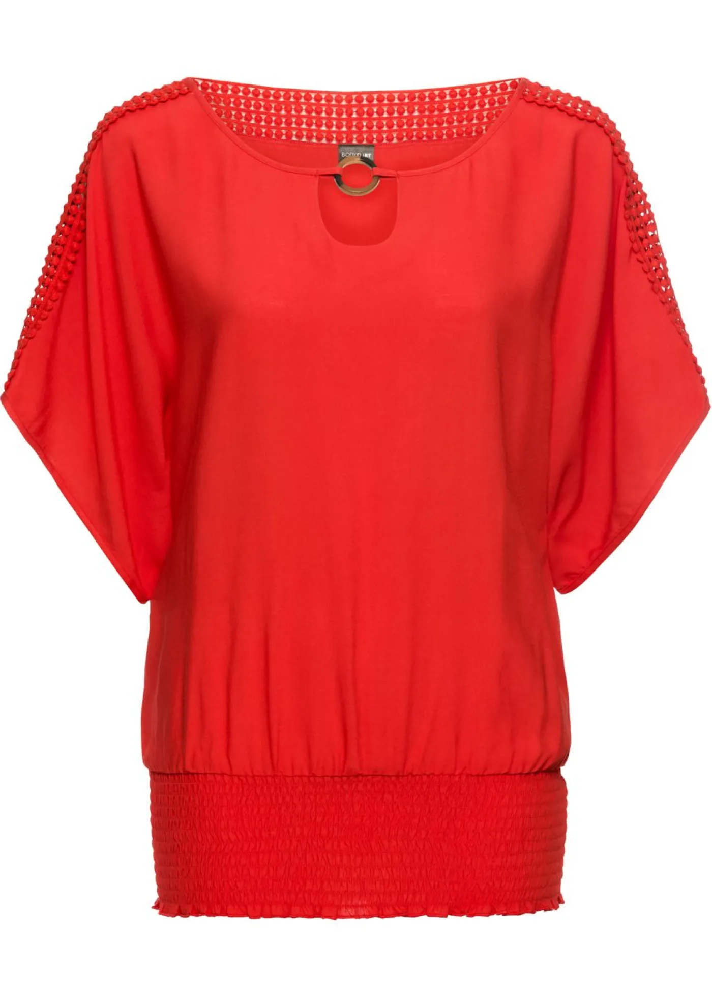 bonprix bonprix Blusa de viscosa pura fresa Outlet