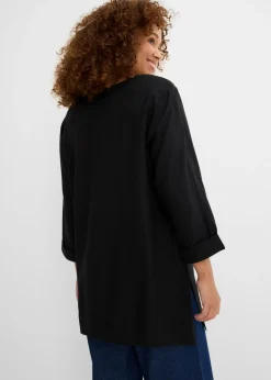 bonprix bonprix Blusa de viscosa pura Negro New