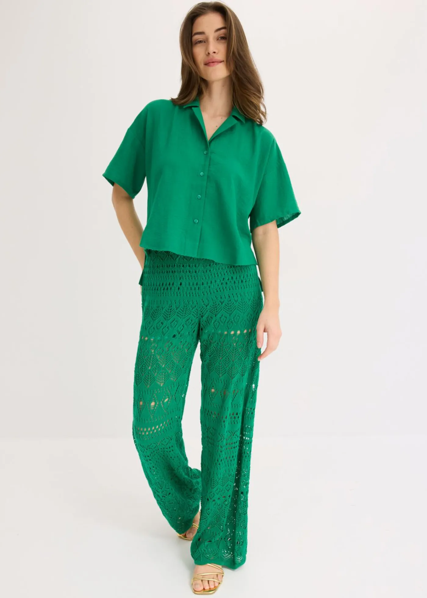 bonprix bonprix Blusa holgada verde gema Best