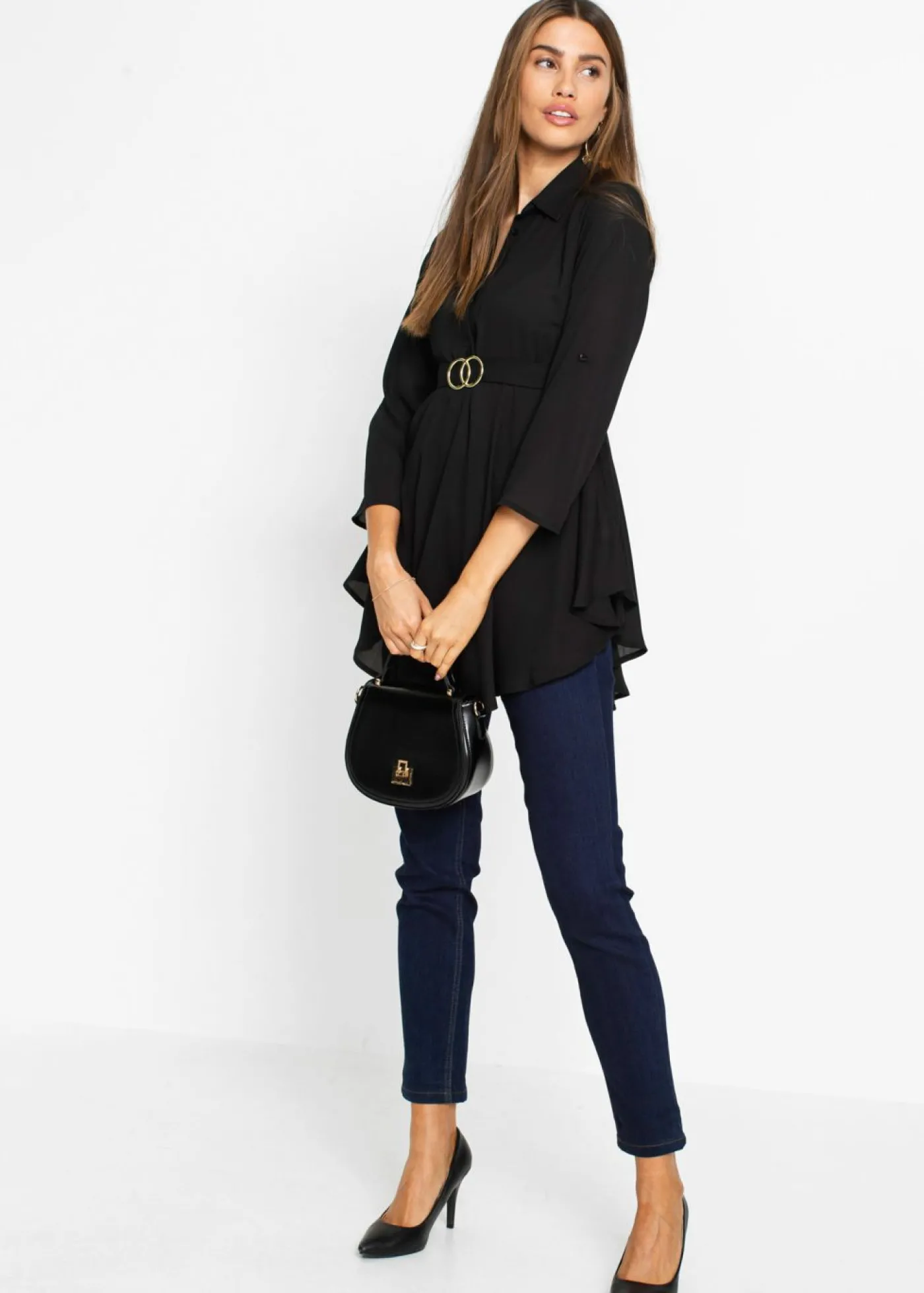 bonprix bonprix Blusa larga Negro Best