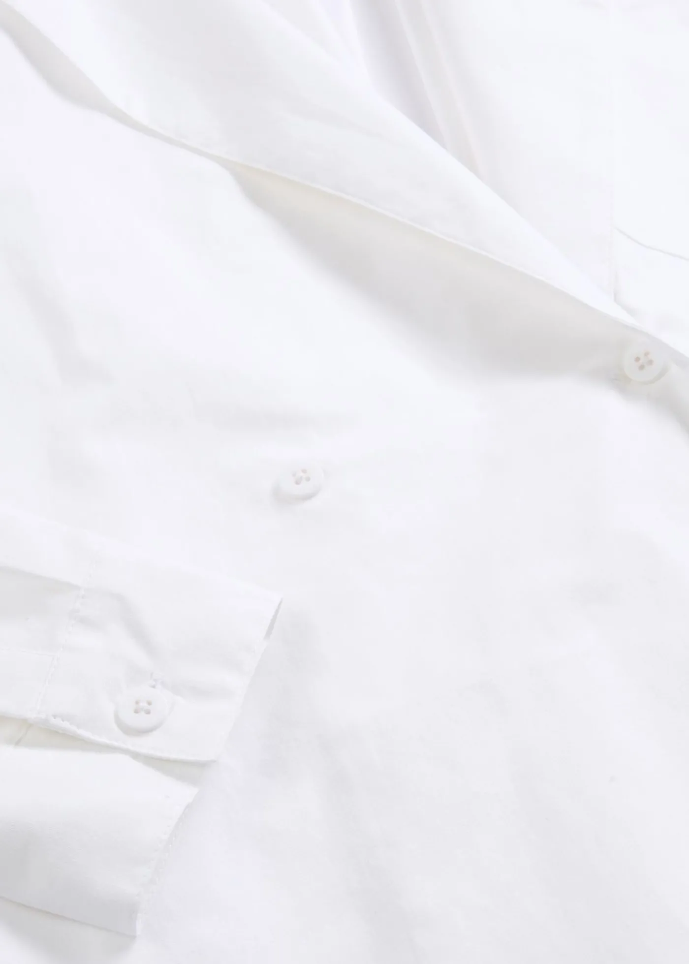 bonprix bonprix Blusa larga con escote en V Blanco Outlet