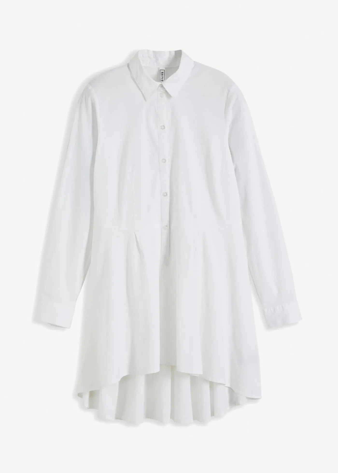bonprix bonprix Blusa larga con volante Blanco Best