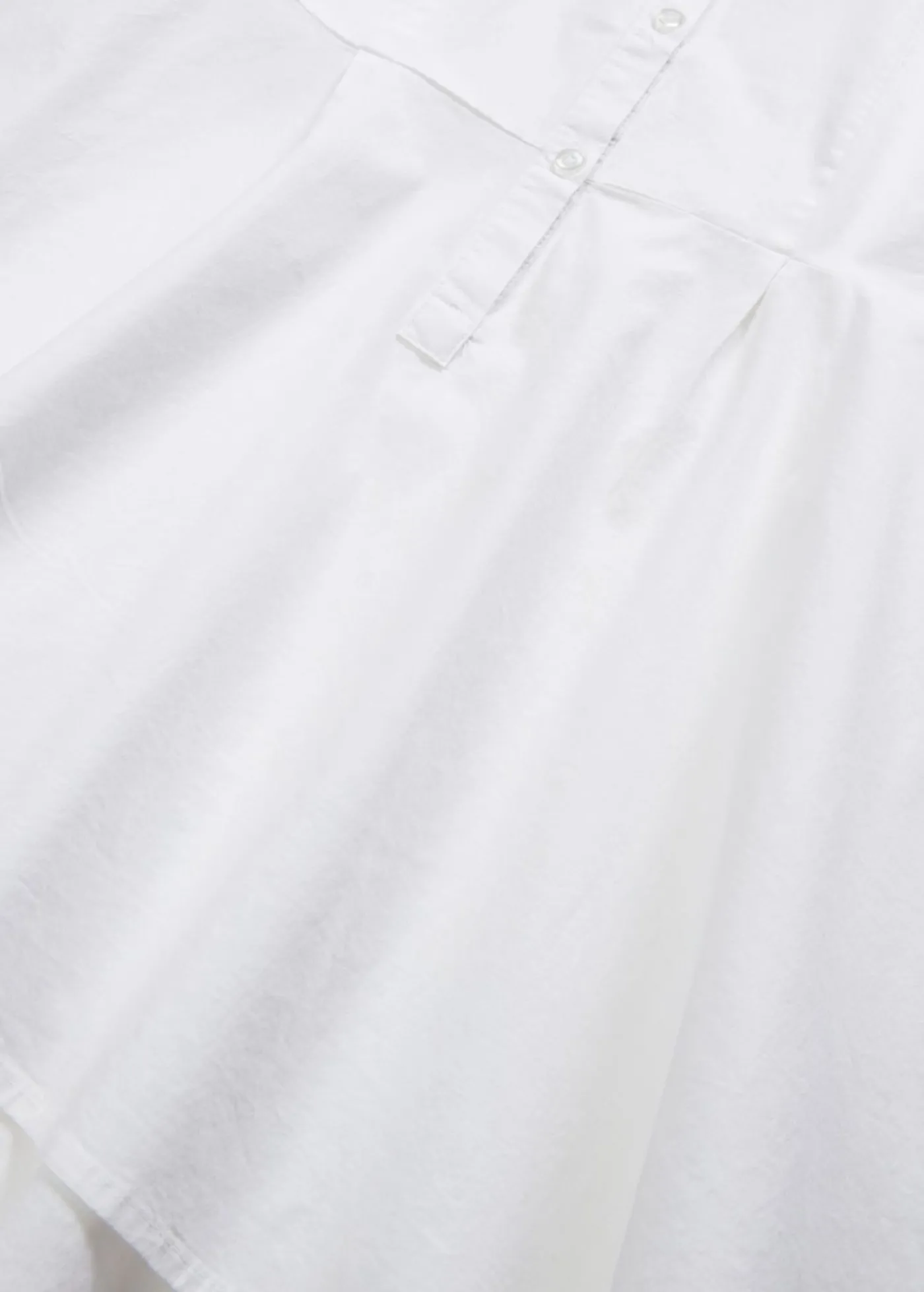 bonprix bonprix Blusa larga con volante Blanco Best