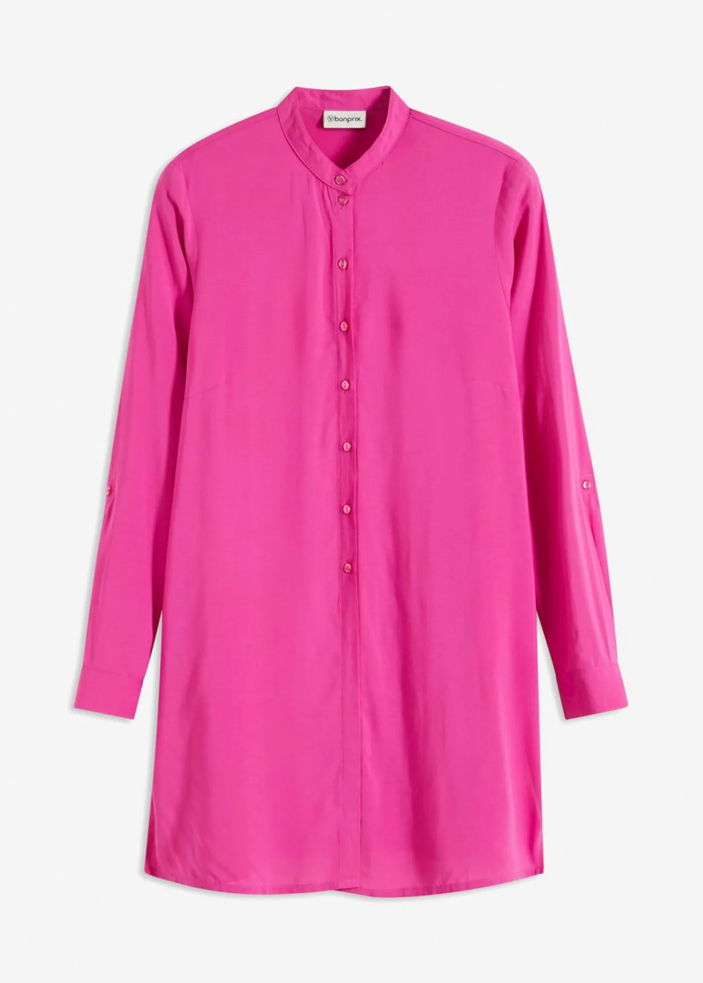 bonprix bonprix Blusa larga de viscosa fucsia Sale