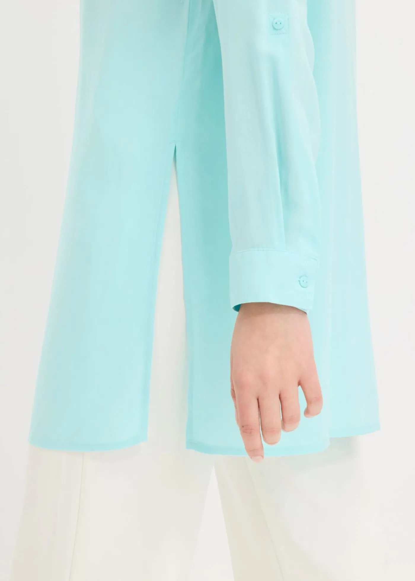 bonprix bonprix Blusa larga de viscosa fucsia Sale