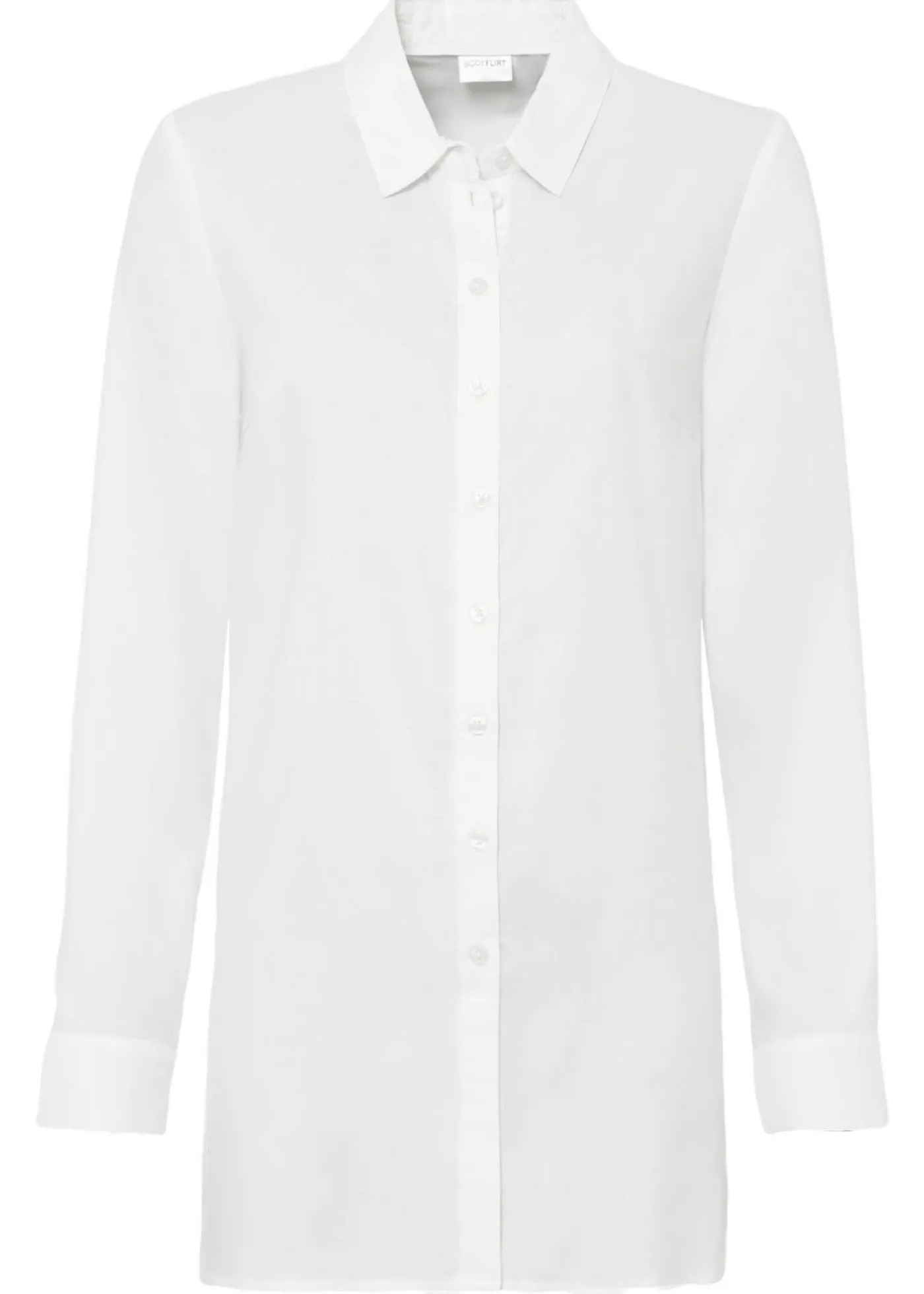 bonprix bonprix Blusa larga de viscosa pura Blanco