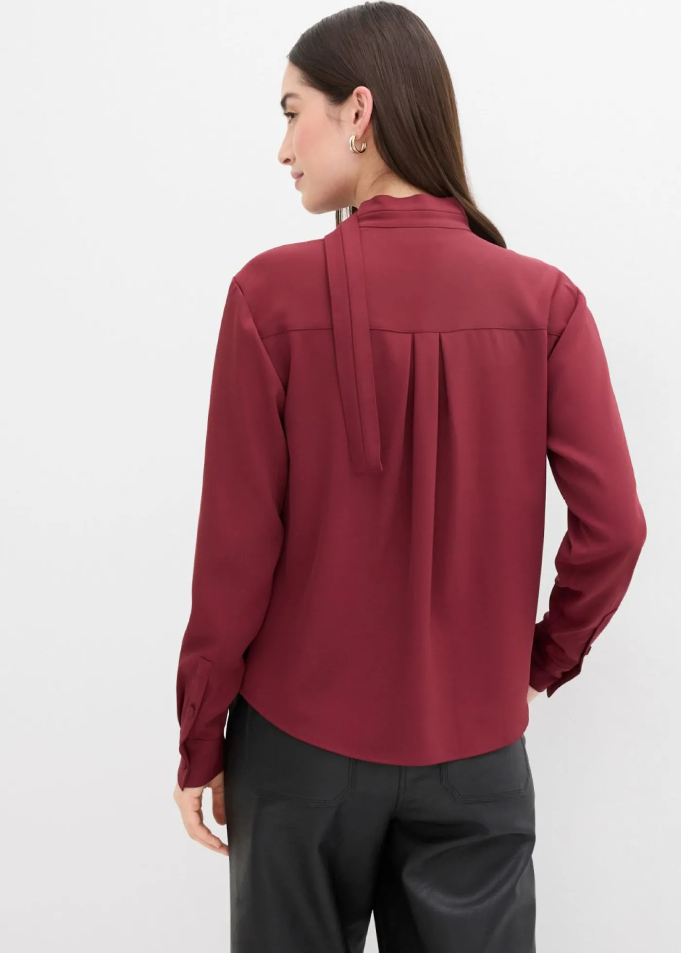 bonprix bonprix Blusa ligeramente brillante rojo avellana Best