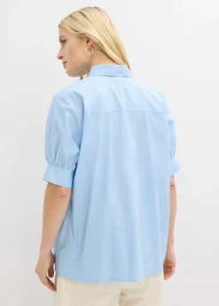 bonprix bonprix Blusa oversize Azul claro Discount