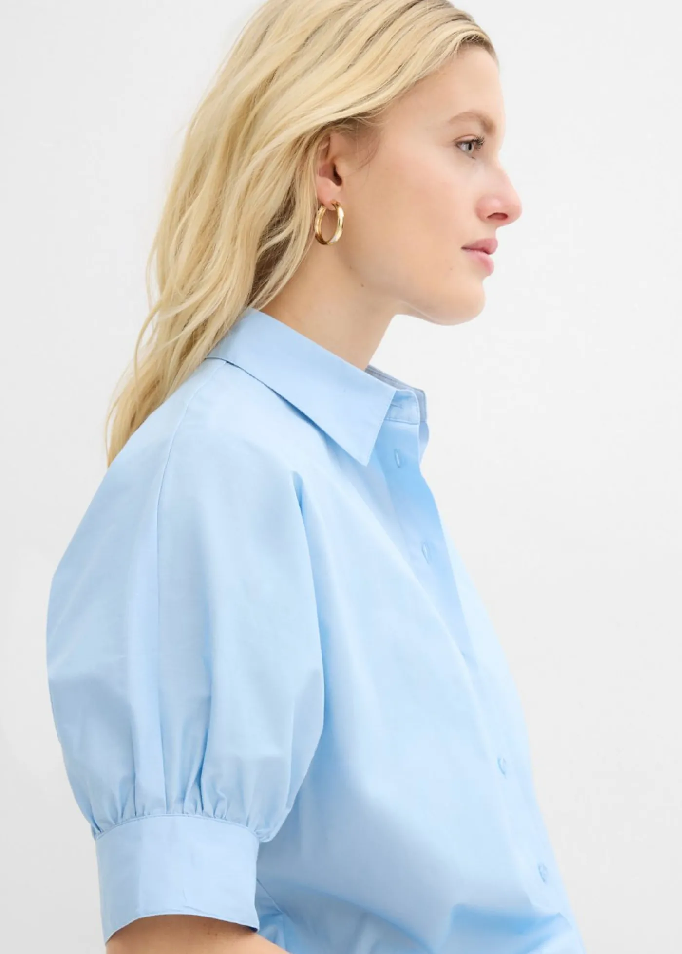 bonprix bonprix Blusa oversize Azul claro Discount