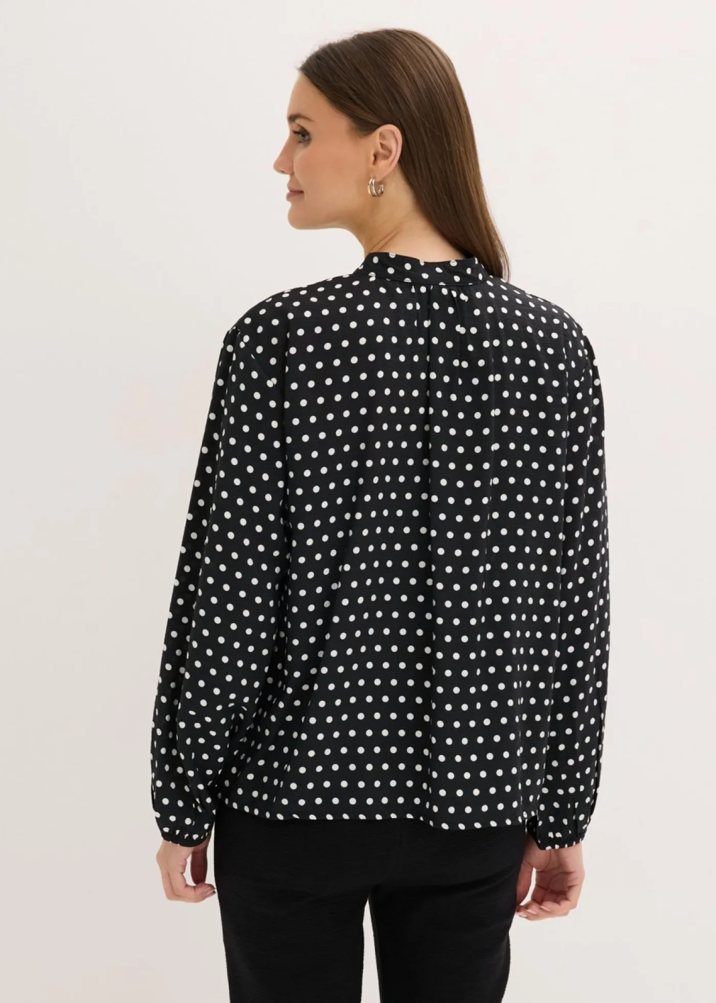 bonprix bonprix Blusa oversize negro topos New