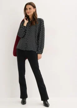 bonprix bonprix Blusa oversize negro topos New