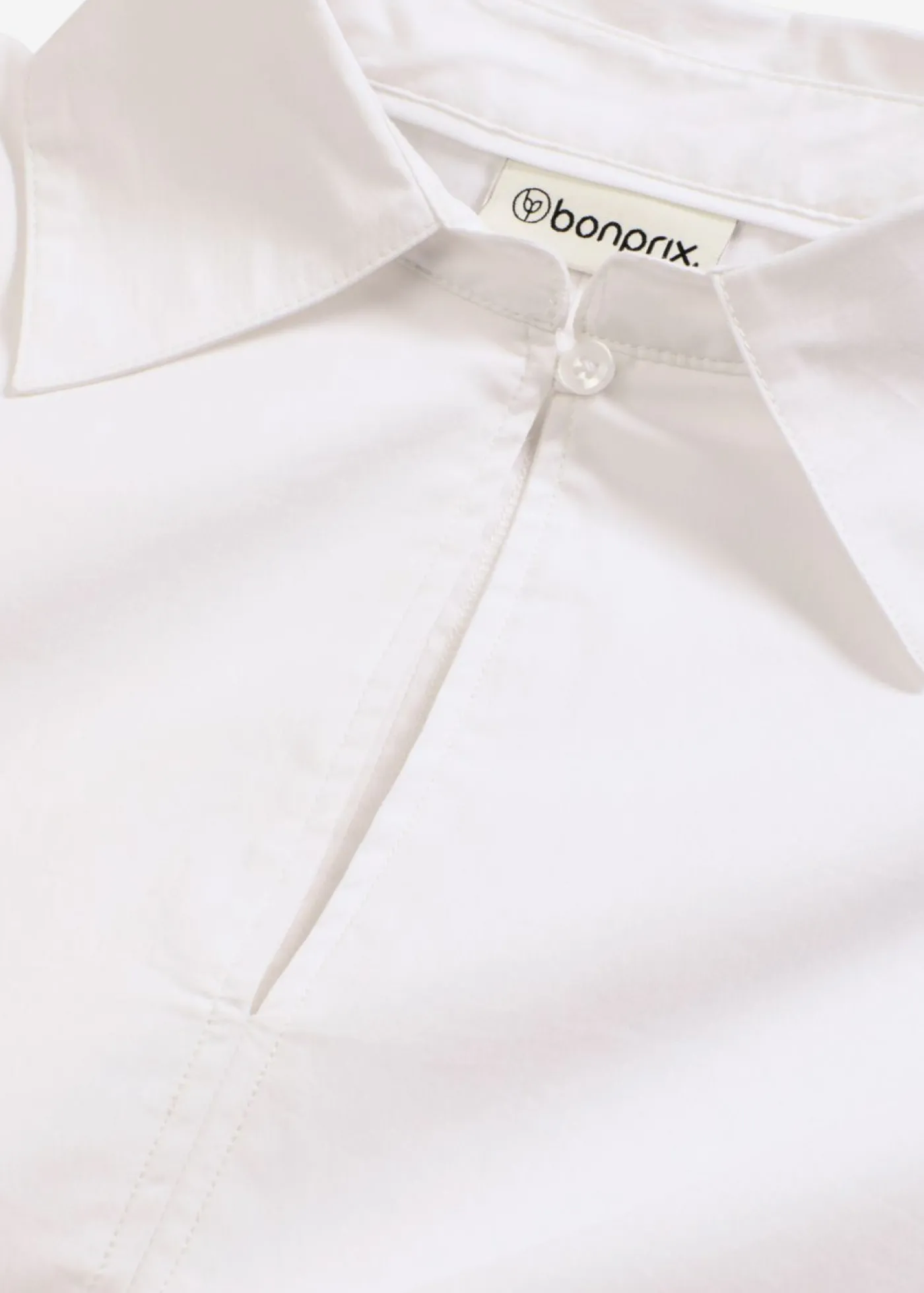 bonprix bonprix Blusa oversize con mangas voluminosas Blanco Online