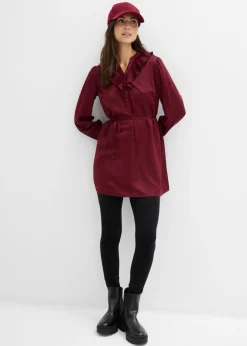 bonprix bonprix Blusa premamá de satén fluido mora oscuro Clearance