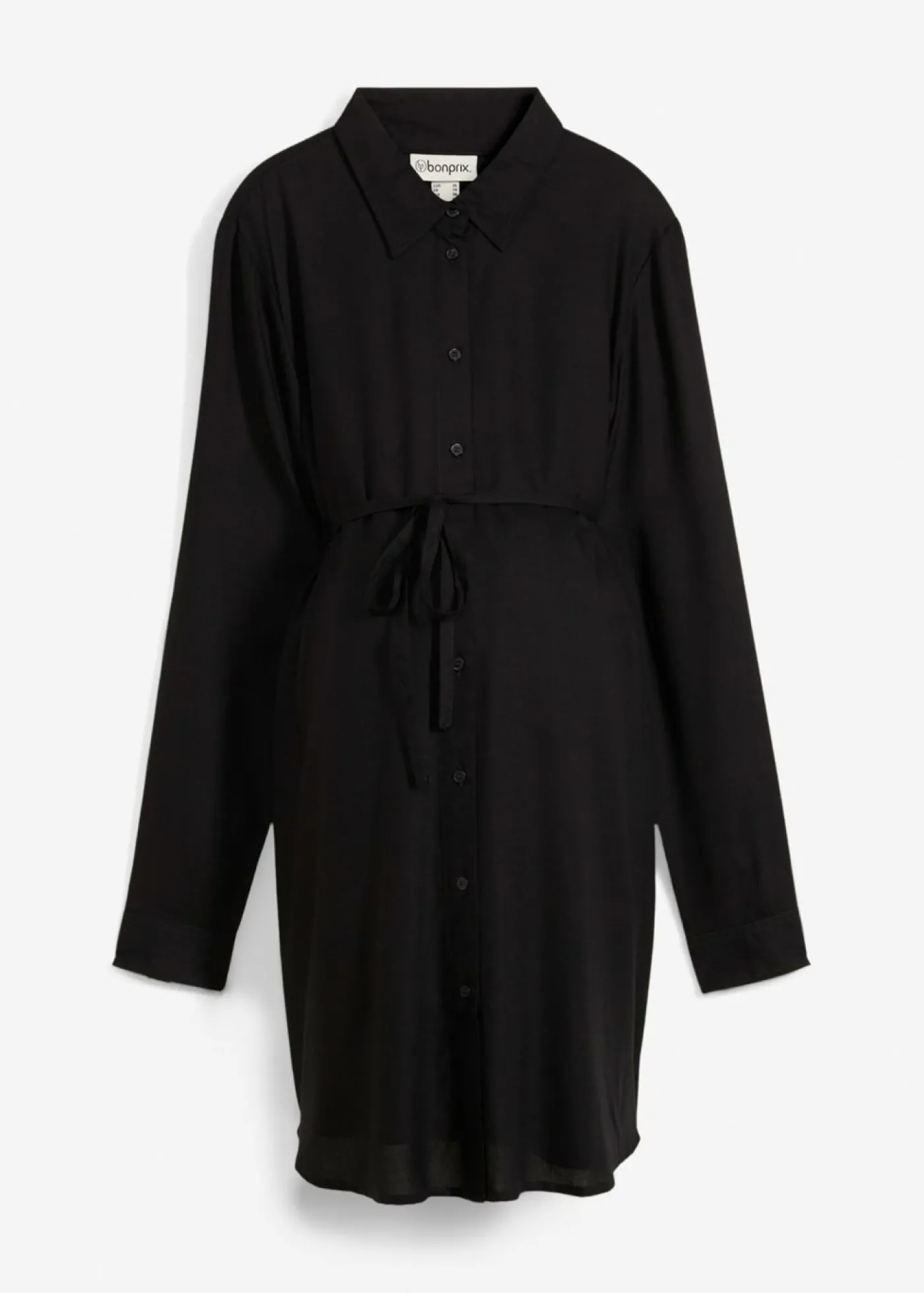bonprix bonprix Blusa premamá/de lactancia de viscosa Negro Clearance