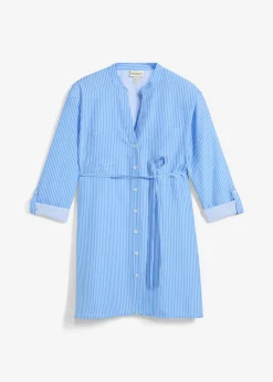 bonprix bonprix Blusa premamá/de lactancia de algodón Azul provenzal-blanco de rayas Outlet