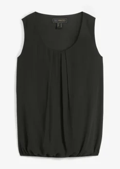 bonprix bonprix Blusa sin mangas Negro New
