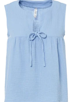 bonprix bonprix Blusa sin mangas Azul perla New