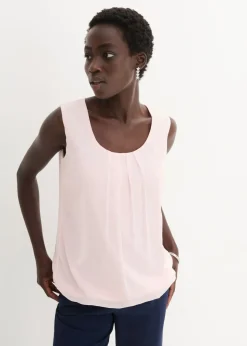 bonprix bonprix Blusa sin mangas Rosa Sale