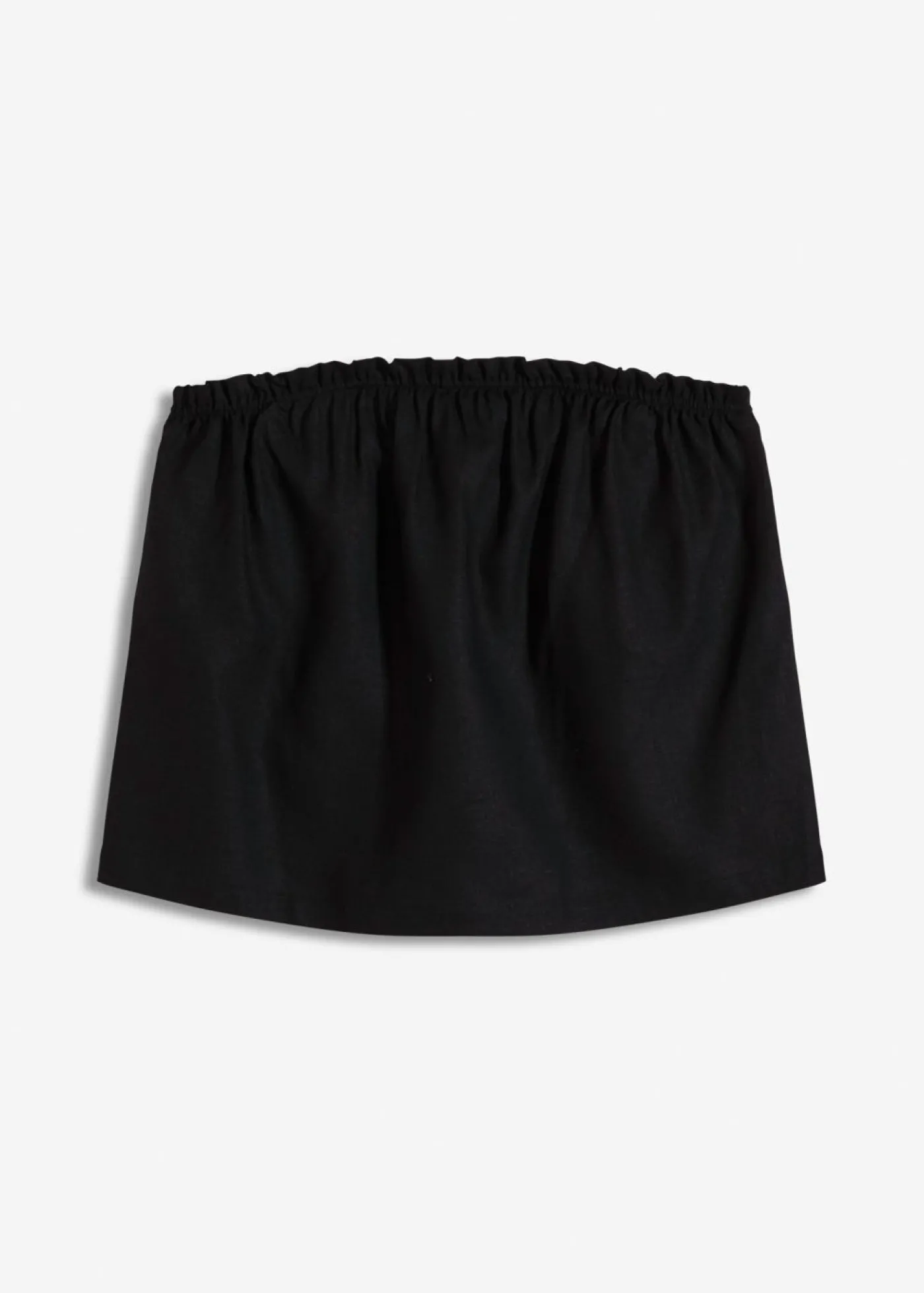 bonprix bonprix Blusa sin mangas con contenido de lino Negro Outlet