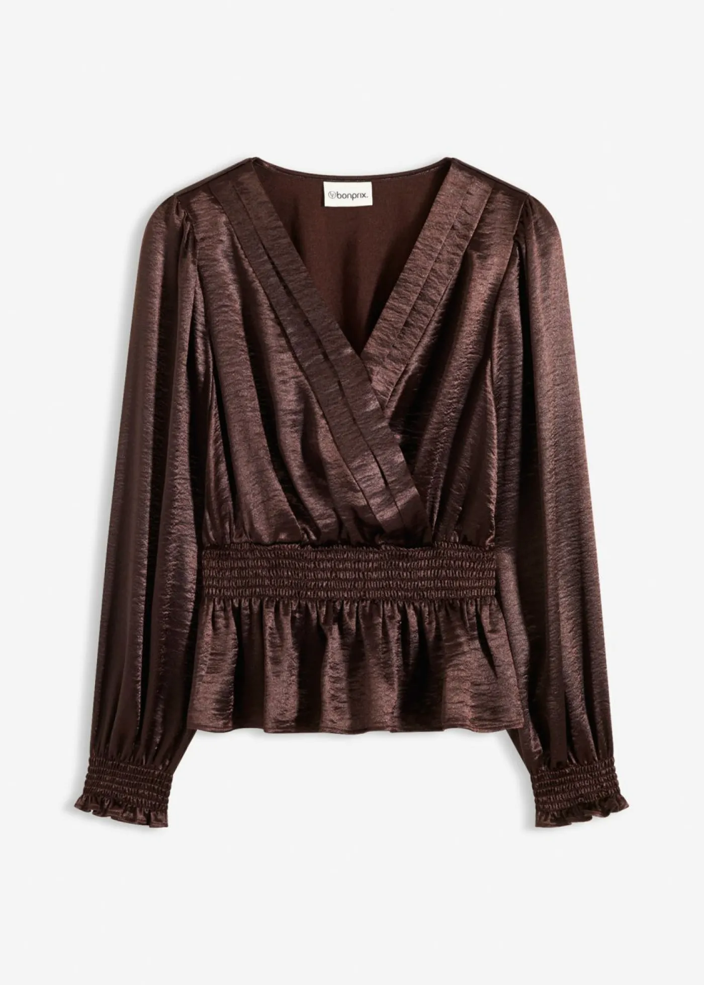bonprix bonprix Blusa tipo túnica Marrón oscuro Outlet