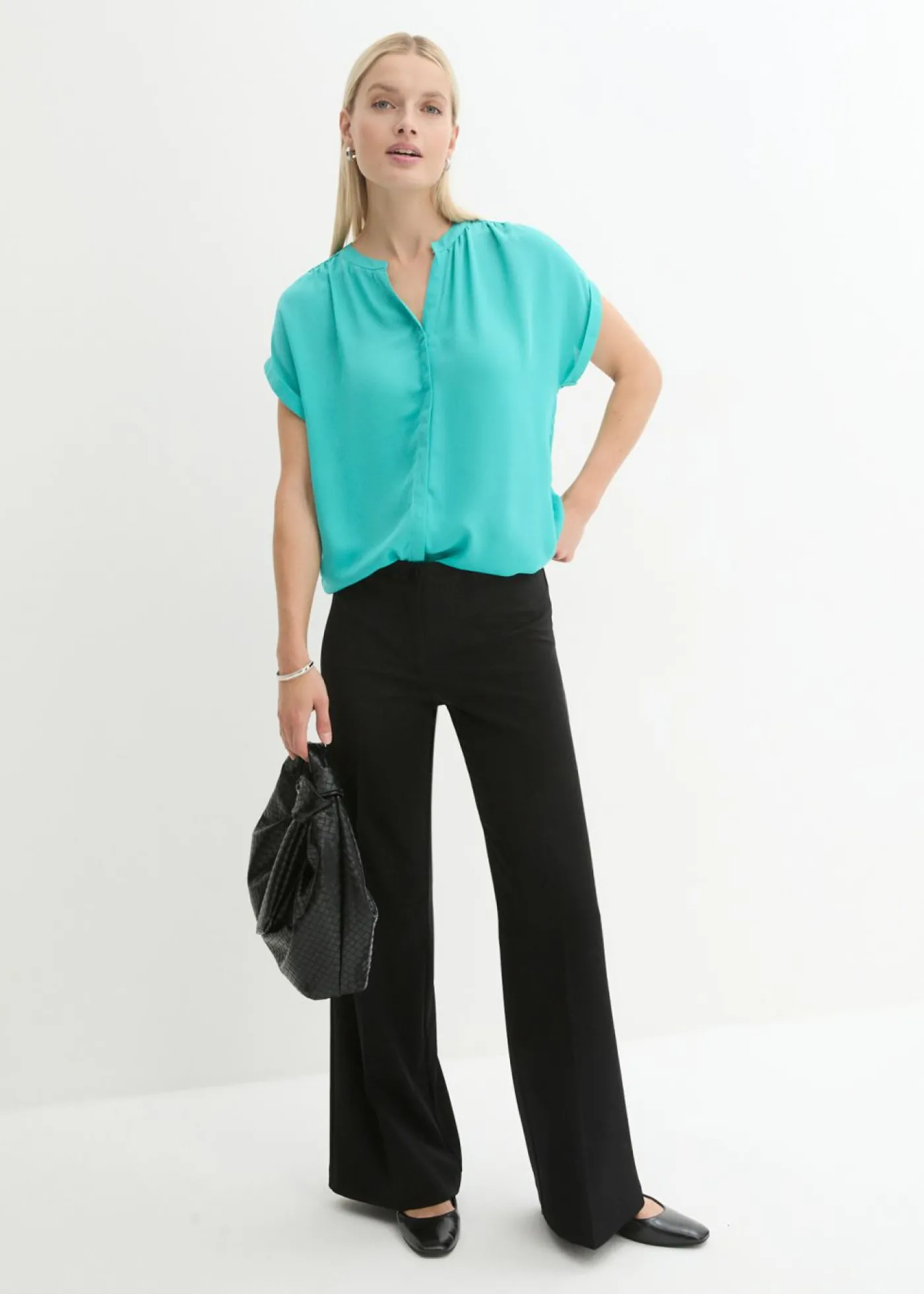 bonprix bonprix Blusa tipo túnica turquesa Clearance