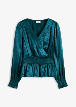 bonprix bonprix Blusa tipo túnica Azul marino Online