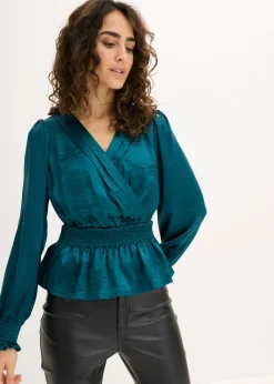 bonprix bonprix Blusa tipo túnica Azul marino Online