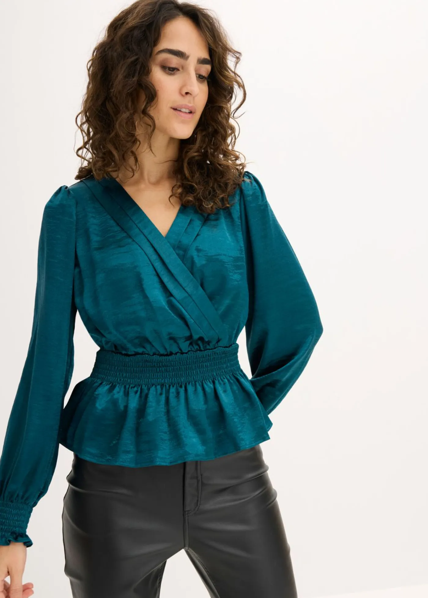 bonprix bonprix Blusa tipo túnica Azul marino Online