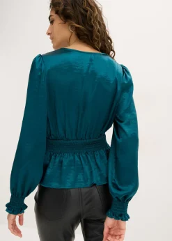 bonprix bonprix Blusa tipo túnica Azul marino Online